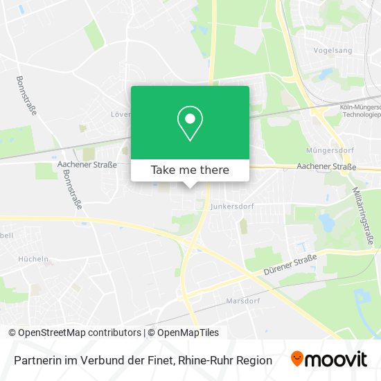 Partnerin im Verbund der Finet map