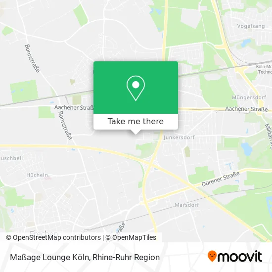 Карта Maßage Lounge Köln