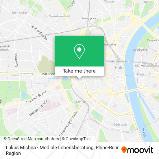 Lukas Michna - Mediale Lebensberatung map