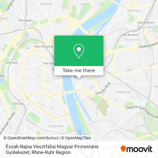 Észak-Rajna Vesztfáliai Magyar Protestáns Gyülekezet map