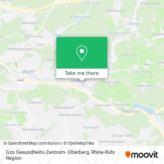 Gzo Gesundheits-Zentrum- Oberberg map
