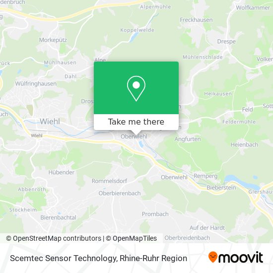 Scemtec Sensor Technology map