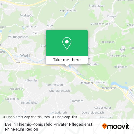 Evelin Thiemig-Königsfeld Privater Pflegedienst map