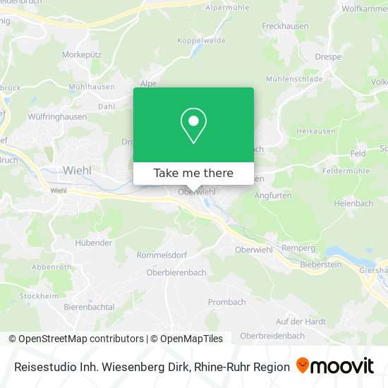 Reisestudio Inh. Wiesenberg Dirk map
