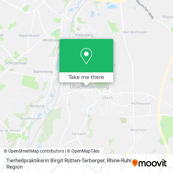 Tierheilpraktikerin Birgit Rütten-Terberger map