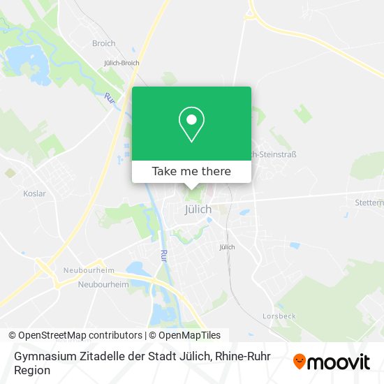 Gymnasium Zitadelle der Stadt Jülich map