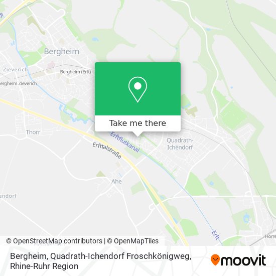 Bergheim, Quadrath-Ichendorf Froschkönigweg map