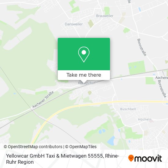 Yellowcar GmbH Taxi & Mietwagen 55555 map