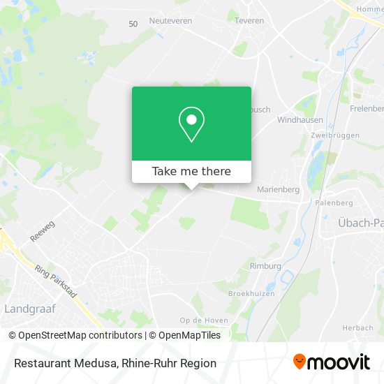 Restaurant Medusa map