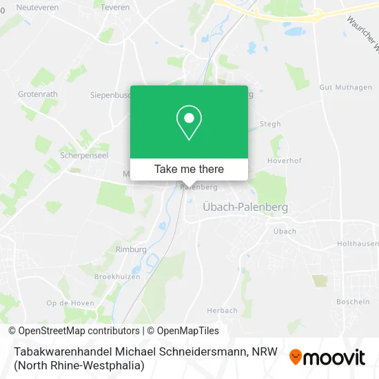 Карта Tabakwarenhandel Michael Schneidersmann