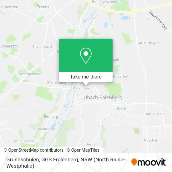 Карта Grundschulen, GGS Frelenberg