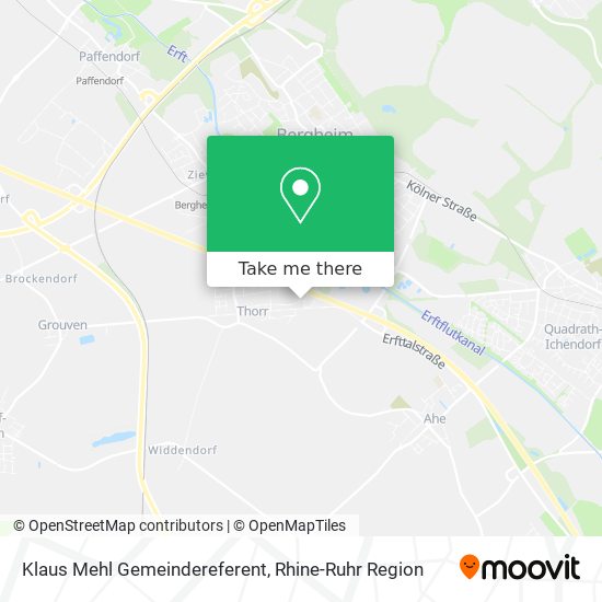 Klaus Mehl Gemeindereferent map
