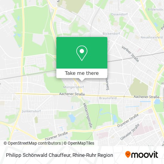 Philipp Schönwald Chauffeur map