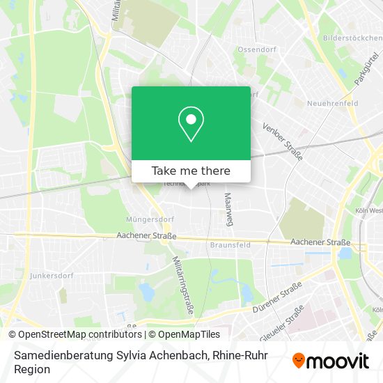Samedienberatung Sylvia Achenbach map