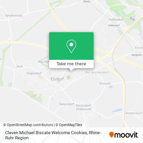 Cleven Michael Biscate Welcome Cookies map