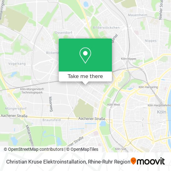 Christian Kruse Elektroinstallation map