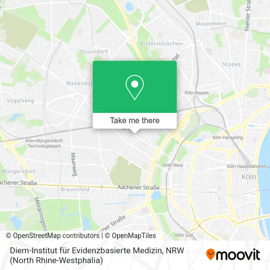 Карта Diem-Institut für Evidenzbasierte Medizin