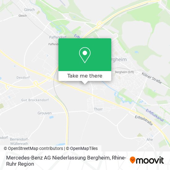Mercedes-Benz AG Niederlassung Bergheim map