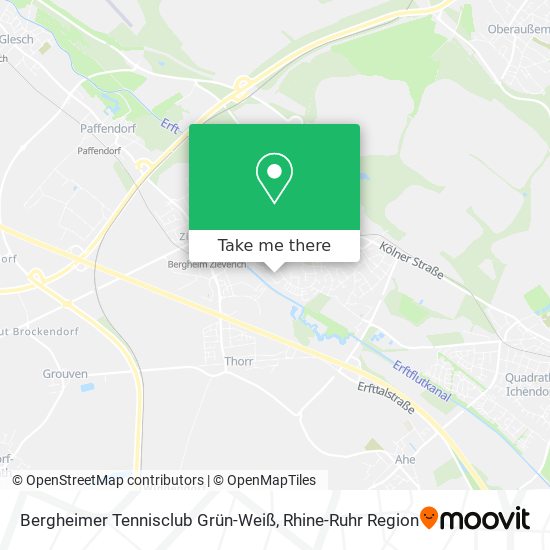 Bergheimer Tennisclub Grün-Weiß map