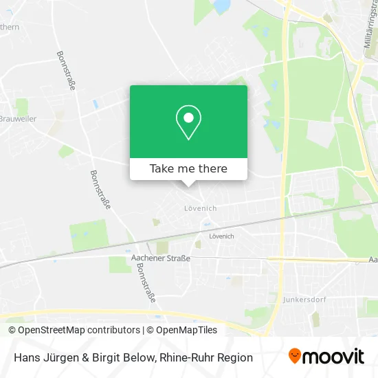 Карта Hans Jürgen & Birgit Below