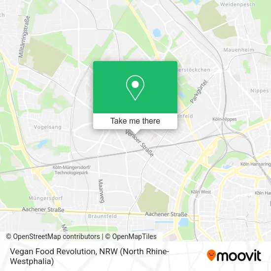 Карта Vegan Food Revolution