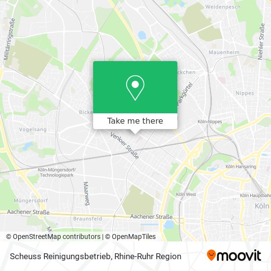 Scheuss Reinigungsbetrieb map