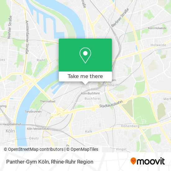 Карта Panther-Gym Köln