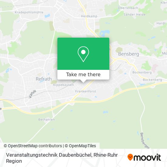 Карта Veranstaltungstechnik Daubenbüchel