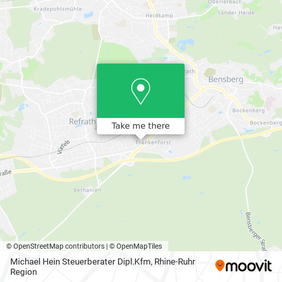 Michael Hein Steuerberater Dipl.Kfm map