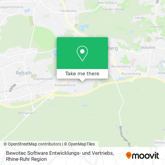 Bewotec Software Entwicklungs- und Vertriebs map