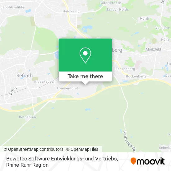Карта Bewotec Software Entwicklungs- und Vertriebs