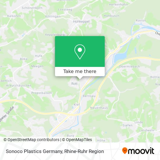 Sonoco Plastics Germany map
