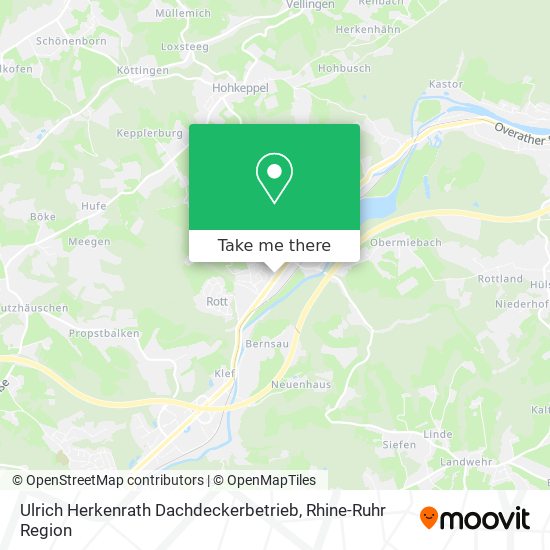 Карта Ulrich Herkenrath Dachdeckerbetrieb