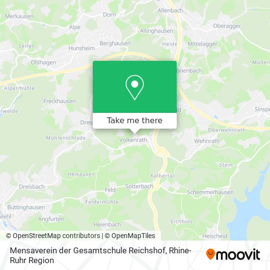 Mensaverein der Gesamtschule Reichshof map