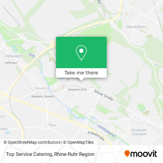 Top Service Catering map