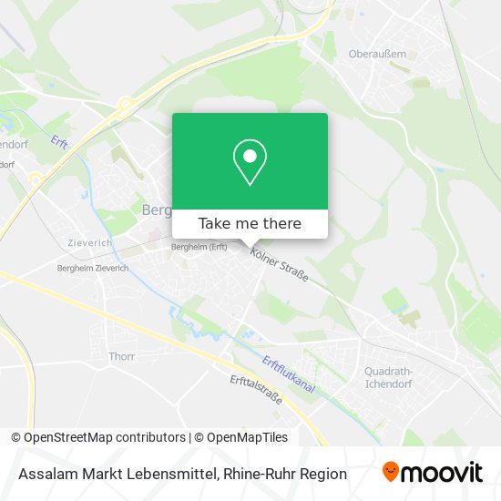 Assalam Markt Lebensmittel map