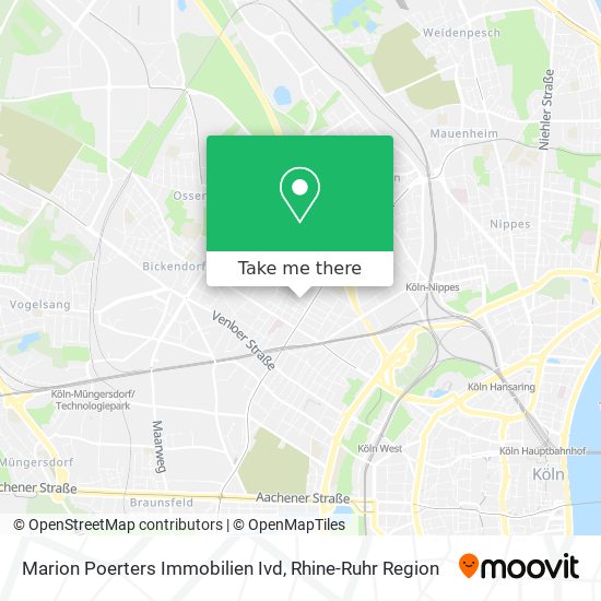 Marion Poerters Immobilien Ivd map