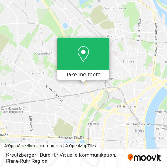 Kreutzberger . Büro für Visuelle Kommunikation map