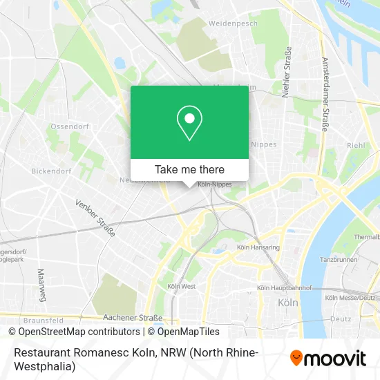 Restaurant Romanesc Koln map