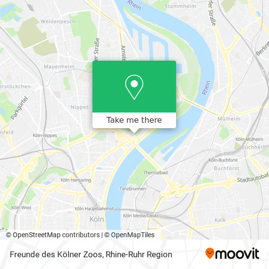Карта Freunde des Kölner Zoos