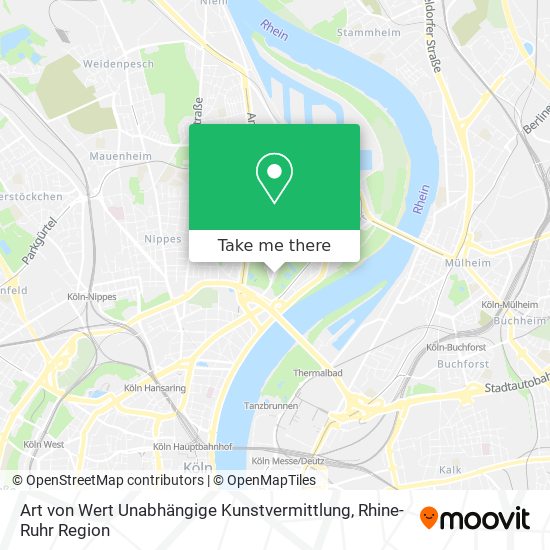 Art von Wert Unabhängige Kunstvermittlung map