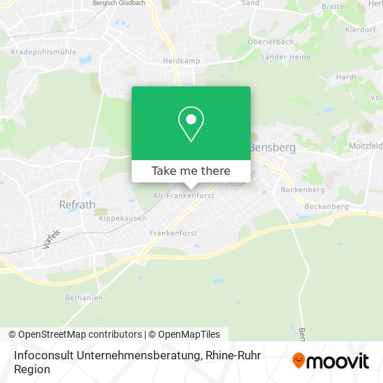 Infoconsult Unternehmensberatung map