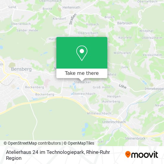 Atelierhaus 24 im Technologiepark map