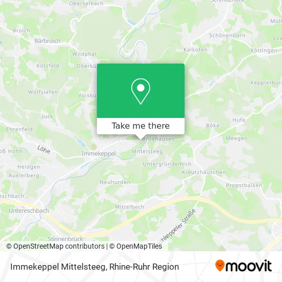 Карта Immekeppel Mittelsteeg