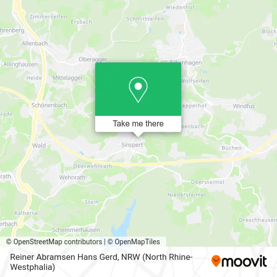 Карта Reiner Abramsen Hans Gerd