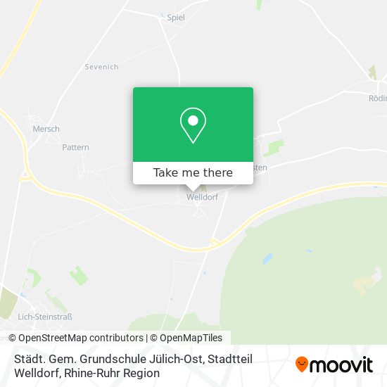 Städt. Gem. Grundschule Jülich-Ost, Stadtteil Welldorf map