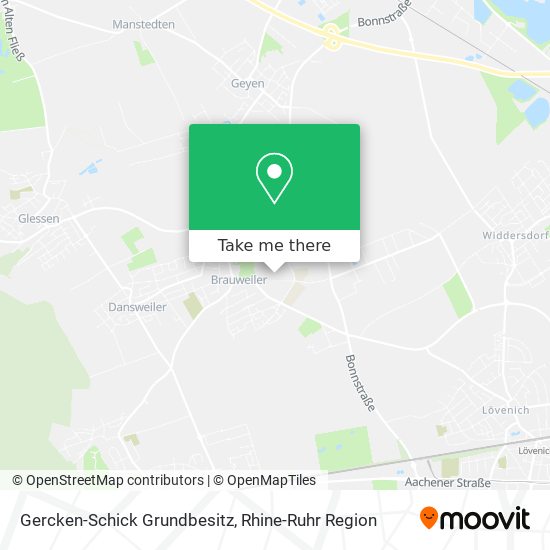 Gercken-Schick Grundbesitz map