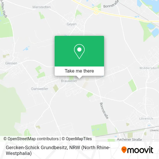 Gercken-Schick Grundbesitz map