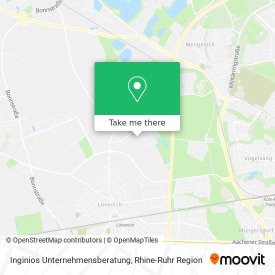 Inginios Unternehmensberatung map