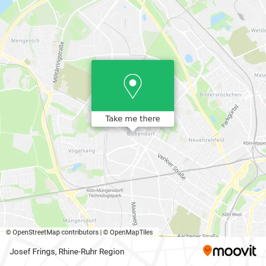 Карта Josef Frings